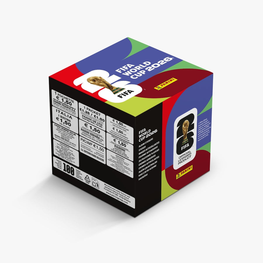 Panini World Cup 2026 Caja de Sobres 100 Sobres
